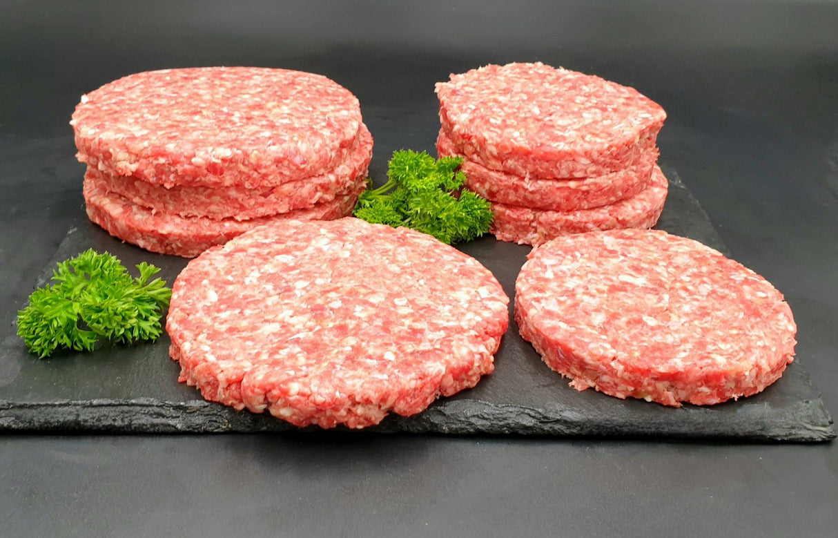 Sticky Maple & Bacon Beef Burgers