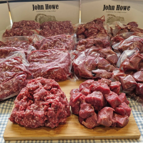 John Howe Diced Beef & Steak Mince Box