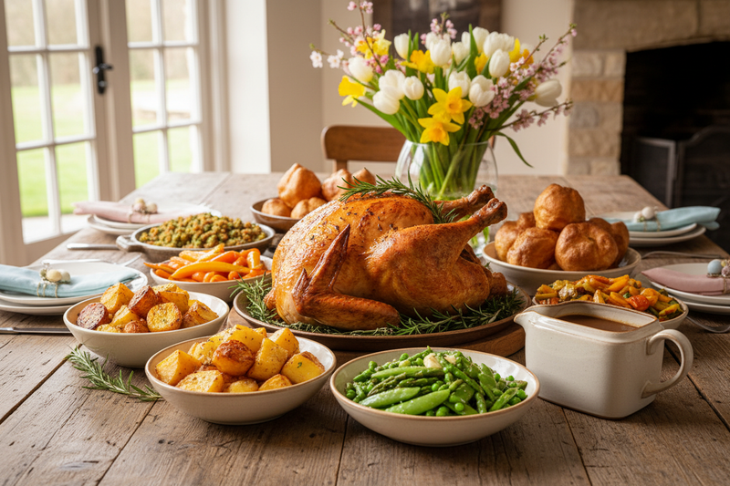 easter roast dinner